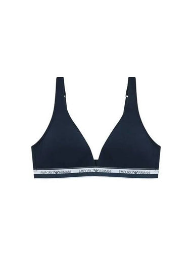 UNDERWEAR Women s Logo Line Banding Triangle Bra Marine - EMPORIO ARMANI - BALAAN 1