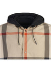 Reversible Check Hooded Jacket Archive Beige - BURBERRY - BALAAN 9