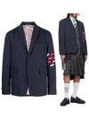 Suit Jacket MJU490C F0572 960 RWBWHT - THOM BROWNE - BALAAN 2