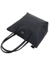 Logo Small Zipper Tote Bag Black - LACOSTE - BALAAN 5