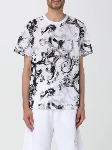 T-shirt Versace Jeans Couture in cotone con stampa - VERSACE - BALAAN 1