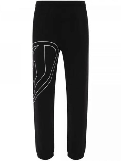 Mega Oval D Track Pant Black - DIESEL - BALAAN 2