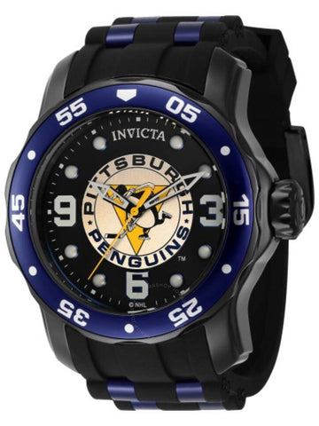 Invicta NHL Pittsburgh Penguins Quartz Black Dial Men's Watch 42646 - INVICTA - BALAAN 1