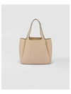 Leather Tote Bag Sand Beige - PRADA - BALAAN 5