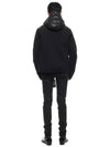 Padded hood zip up black - MONCLER - BALAAN 6