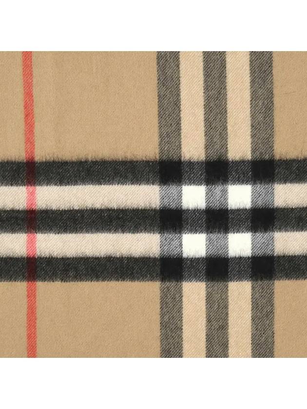 Vintage Check Cashmere Muffler Beige - BURBERRY - BALAAN 4