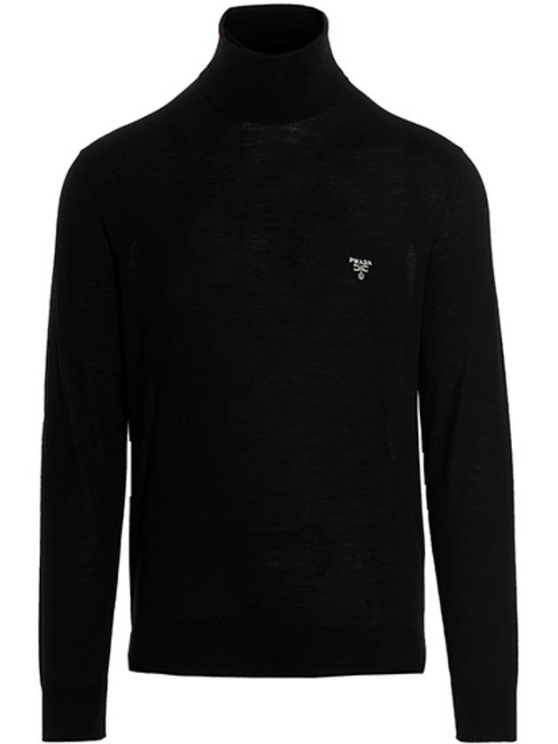 Superfine Turtleneck Black - PRADA - BALAAN 2