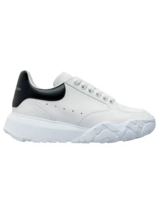 Court Trainer Low Sneakers White Black - ALEXANDER MCQUEEN - BALAAN 2