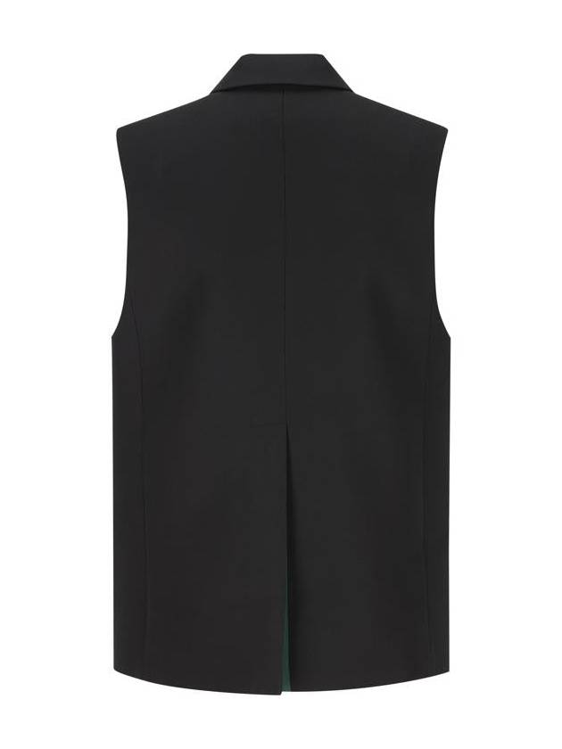 Web Wool Vest Black - GUCCI - BALAAN 3