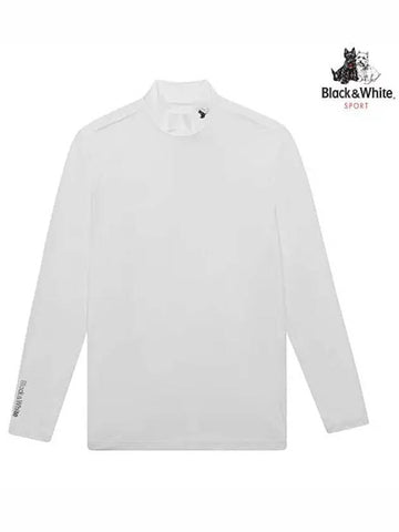 Base Layer 50D Long Sleeve T-Shirt 6903LZINWHITE - BLACK&WHITE - BALAAN 1