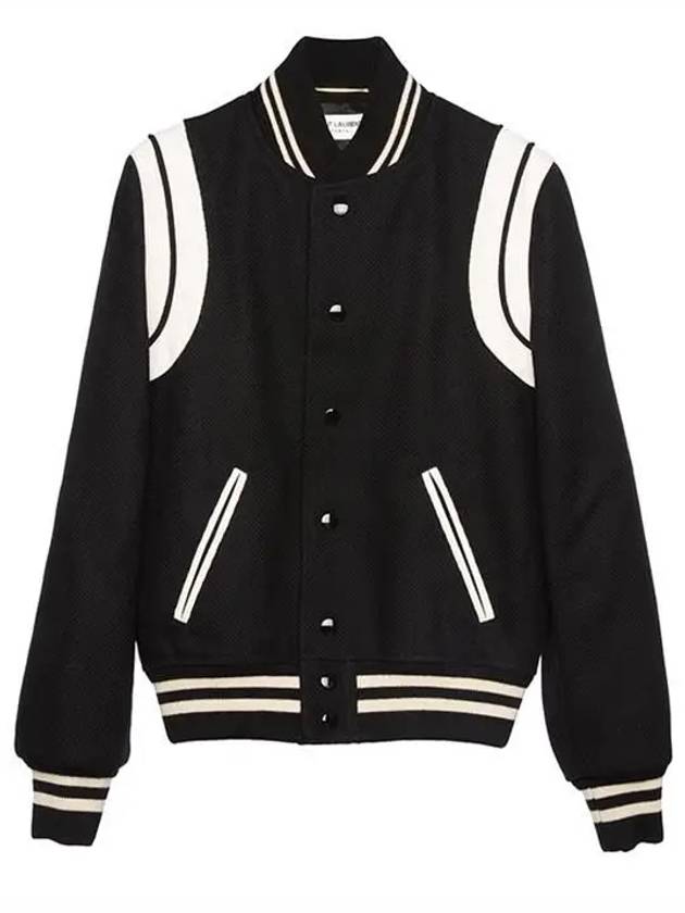 Teddy Jacket In Wool Black - SAINT LAURENT - BALAAN 2