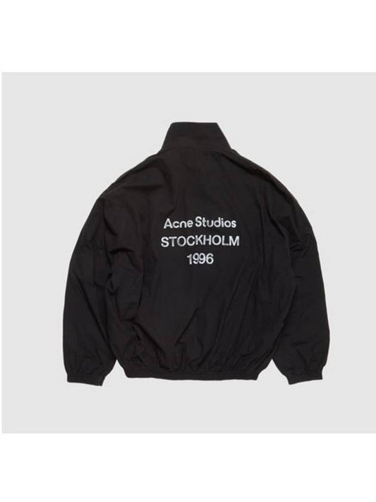 1996 Stamp Logo Zip-Up Jacket Black - ACNE STUDIOS - BALAAN 2