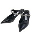 Women s Bing Crystal Strap Mule 65 EBK BLACK - JIMMY CHOO - BALAAN 1