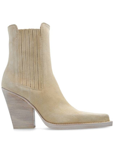 Paris Texas ‘Dallas’ Heeled Ankle Boots, Women's, Cream - PARIS TEXAS - BALAAN 1