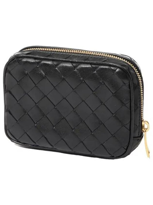 Tin Intrecciato Zipper Pouch Women Bag - BOTTEGA VENETA - BALAAN 1