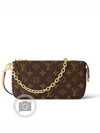 Pochette Accessoires Chain Monogram Shoulder Bag Brown - LOUIS VUITTON - BALAAN 2