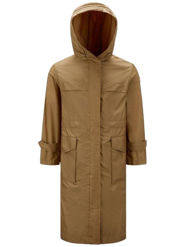 Women's Hiengu Raincoat Beige - MONCLER - BALAAN.