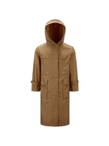 Women's Hiengu Raincoat Beige - MONCLER - BALAAN 1