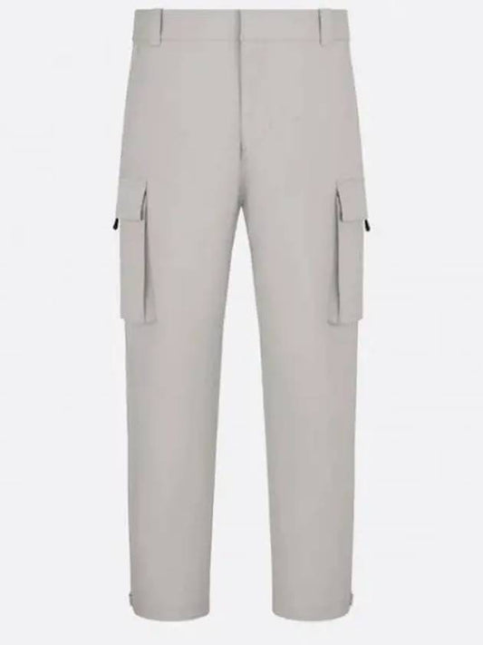 013C101A4451 800 Cotton Gabardine Cargo Pants - DIOR - BALAAN 2