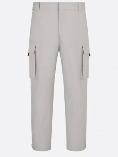 Cotton Gabardine Cargo BaGGy Pants Grey - DIOR - BALAAN 2