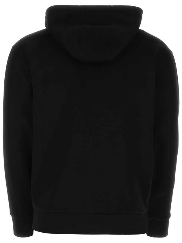 Technical Cotton Hoodie Black - PRADA - BALAAN 3