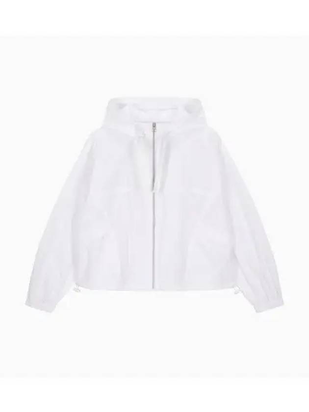 JEANS Women s White Packable Windbreaker J223342 YAF - CALVIN KLEIN - BALAAN 1