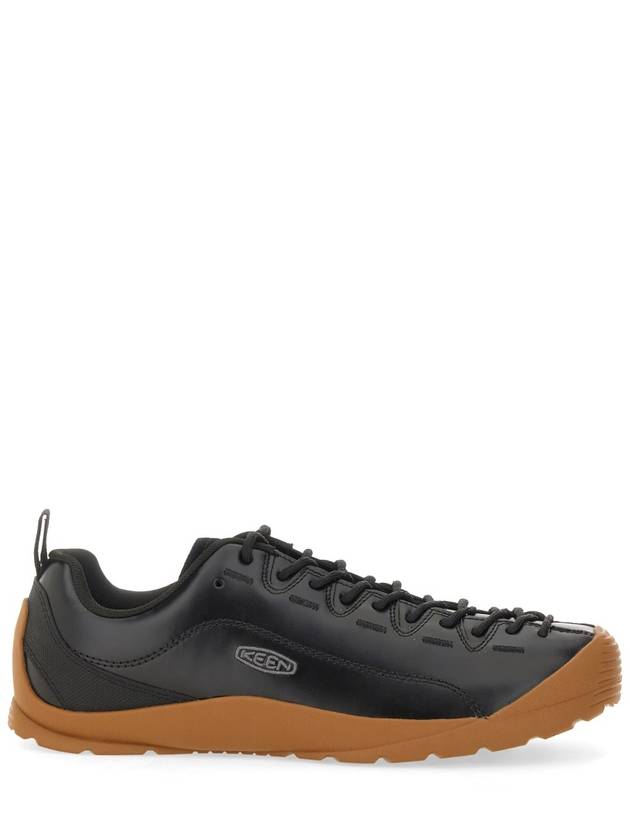 Jasper Leather Low Top Sneakers Black - KEEN - BALAAN 3