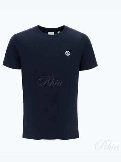 TB Embroidered Short Sleeve T-shirt Navy - BURBERRY - BALAAN 2