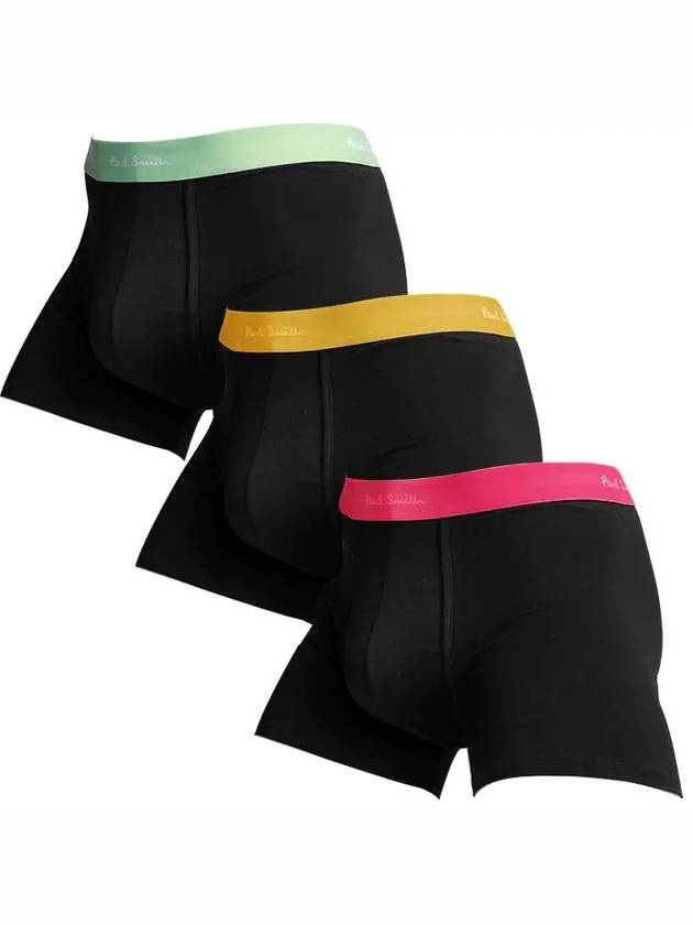 Men's Logo Band Boxer Briefs 3 Pack Black - PAUL SMITH - BALAAN 2