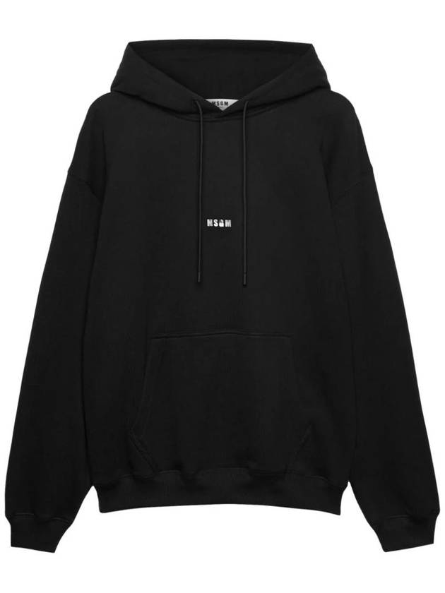 Logo Print Cotton Hoodie 3740MM132247795 - MSGM - BALAAN 1