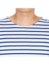 Levant Modern Striped Short Sleeve T-Shirt Blue - SAINT JAMES - BALAAN 9