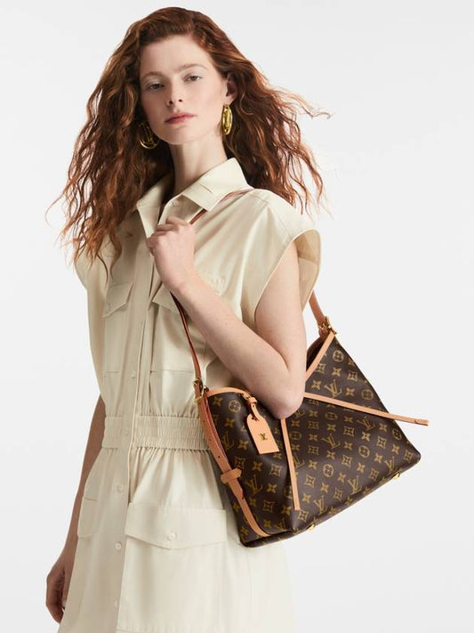 CarryAll PM Monogram Shoulder Bag Brown - LOUIS VUITTON - BALAAN 2