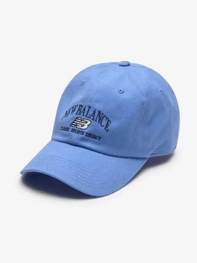 NBGDFS1111 Heritage arch graphic ball cap BLUE - NEW BALANCE - BALAAN 1