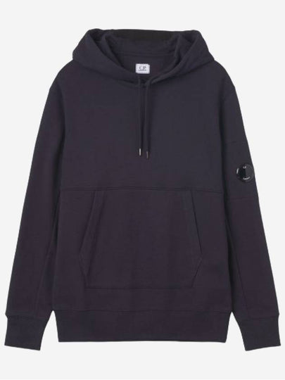 Diagonal Raised Fleece Hoodie Navy - CP COMPANY - BALAAN 2