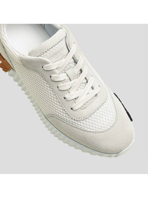 Women s Mesh Bouncing Sneakers White 37 5 H232172Z90 - HERMES - BALAAN 3