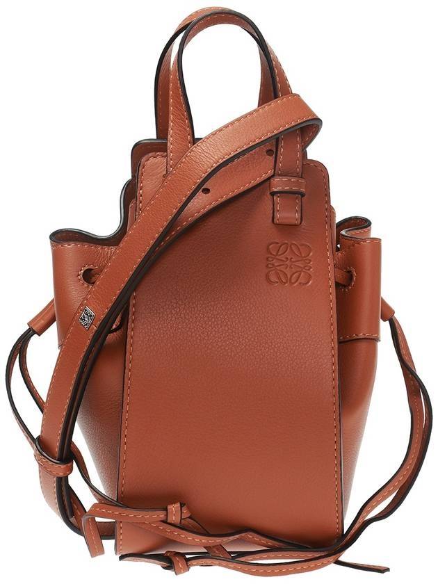 Mini Hammock Calfskin Bucket Bag Brown - LOEWE - BALAAN 1