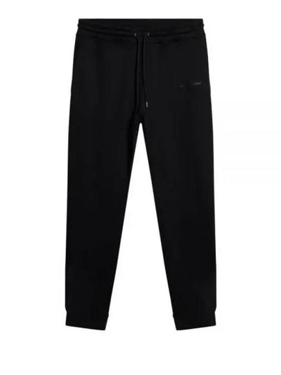 Alpha Logo Print Track Pants Black - J.LINDEBERG - BALAAN 2