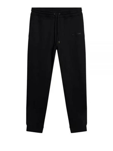 Alpha Logo Print Track Pants Black - J.LINDEBERG - BALAAN 1