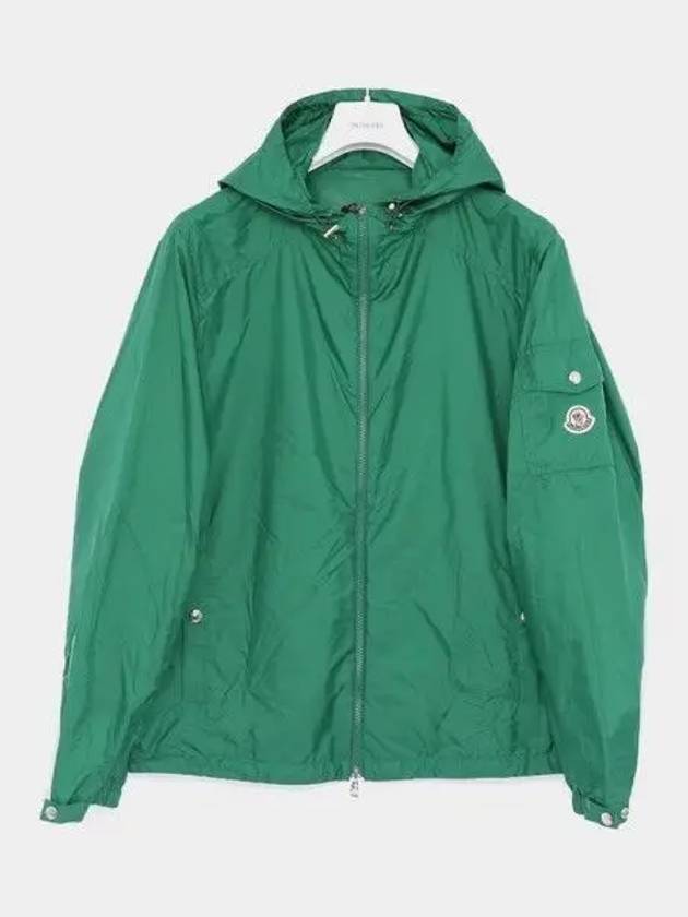 Etiache Rain Hooded Zip Up Emerald Green - MONCLER - BALAAN 2