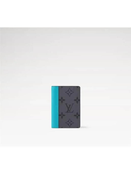 Monogram Pocket Organizer Card Holder Turquoise Gray - LOUIS VUITTON - BALAAN 2