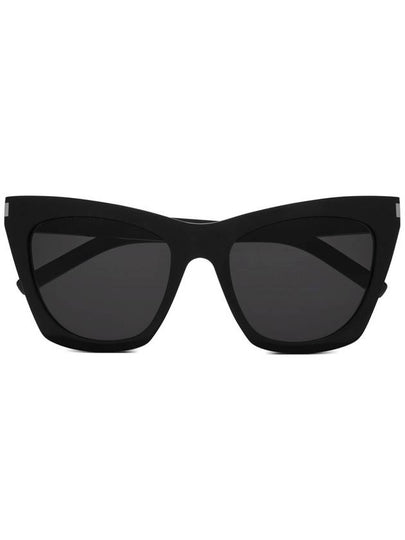 Eyewear SL214 001 New Wave Kate Cats Eye Sunglasses Black - SAINT LAURENT - BALAAN 2