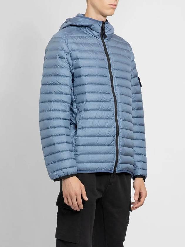 Loom Woven Chambers R-Nylon Down-TC Packable Jacket Light Blue - STONE ISLAND - BALAAN 5