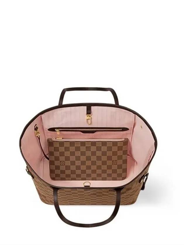 Neverfull MM Damier Tote Bag Rose Ballerine - LOUIS VUITTON - BALAAN 4