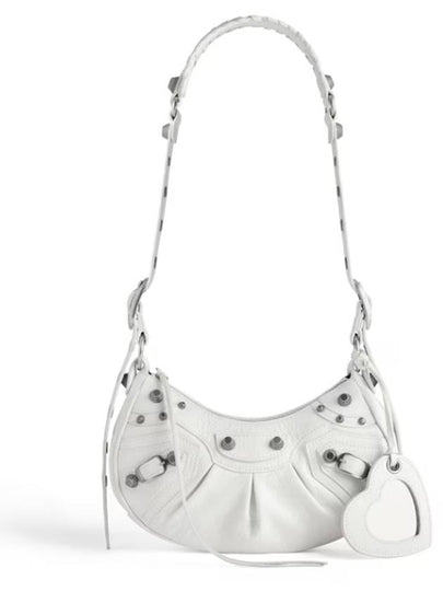 Le Cagole XS Lambskin Shoulder Bag White - BALENCIAGA - BALAAN 2