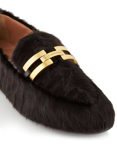 Aquazzura Furry Brandi Mocassin Shoes - AQUAZZURA - BALAAN 2