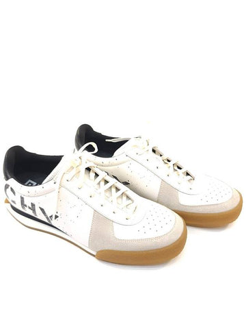 Men's Logo Leather Sneakers White SA0168 - GIVENCHY - BALAAN 1