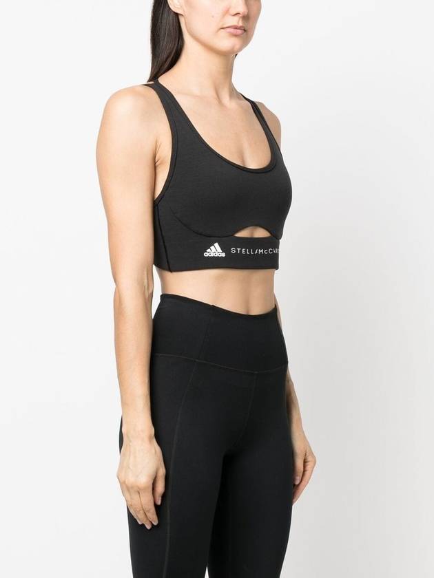 by Stella McCartney Top HR2192 BLACK WHITE - ADIDAS - BALAAN 4