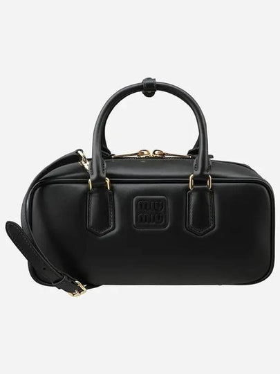 Arcadie Leather Tote Bag Black - MIU MIU - BALAAN 2