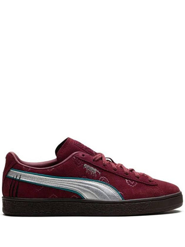 Haired Shanks Suede Low Top Sneakers Regal Red - PUMA - BALAAN 1