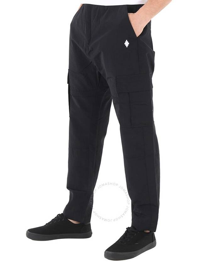 Straight Pants CMCF014F22FAB001 1001 Black - MARCELO BURLON - BALAAN 4